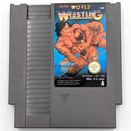 Temco World Wrestling - UKV - NES Spil (B Grade) (Genbrug)